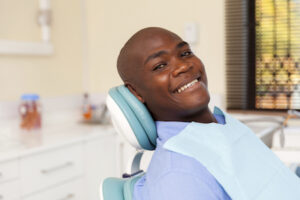 relax in the dentist chair